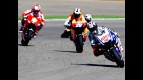 MotoGP group in action at Motorland Aragon