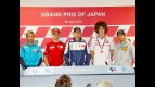 MotoGP riders at the Gran Prix of Japan press conference