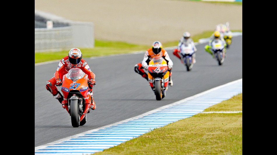 MotoGP action at Motegi