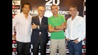 Sepang CEO Razlan Razali celebrates 20 year of MotoGP in Malaysia with Carmelo Ezpeleta, Valentino Rossi and Mick Doohan