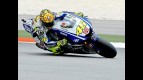 Valentino Rossi in action at Sepang