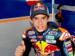 Marc Márquez in the Red Bull Ajo Motosport garage