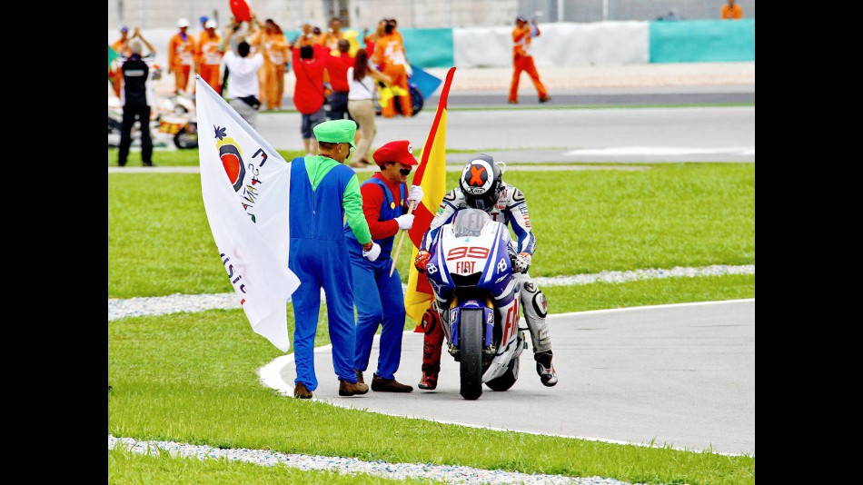 2010 MotoGP World Champion Jorge Lorenzo