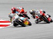 Koyama riding ahead of Salom at Sepang