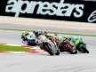 Thomas Luthi riding ahead of Moto2 group at Sepang