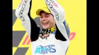 Roberto Rolfo on the podium at Sepang