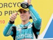 Nico Terol on the podium at Sepang