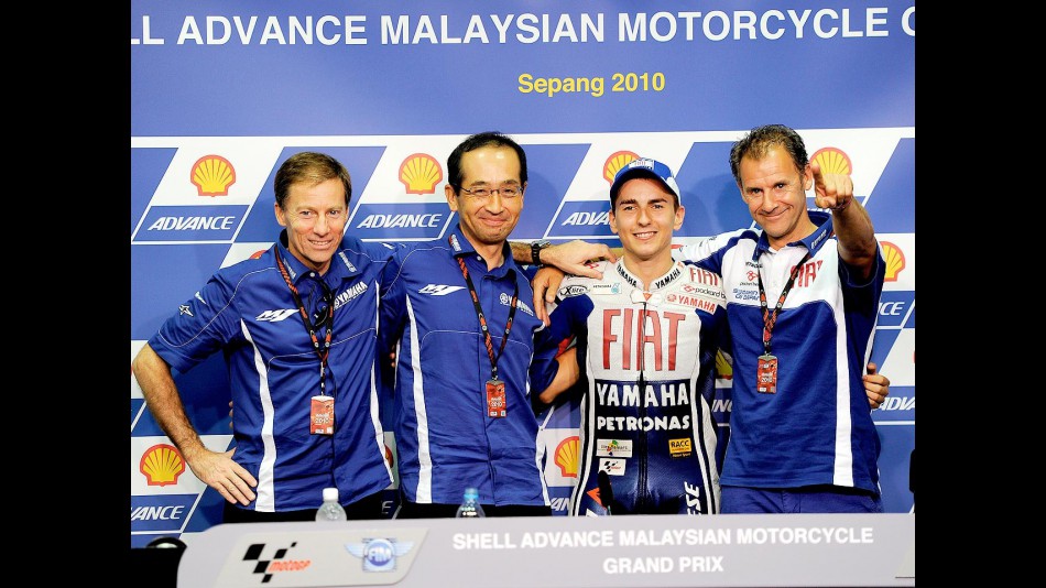 Yamaha press conference for Lorenzo´s 2010 MotoGP World Championship at Sepang