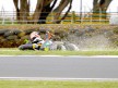 Simone Corsi crashes during the FP1 at Phillip Island