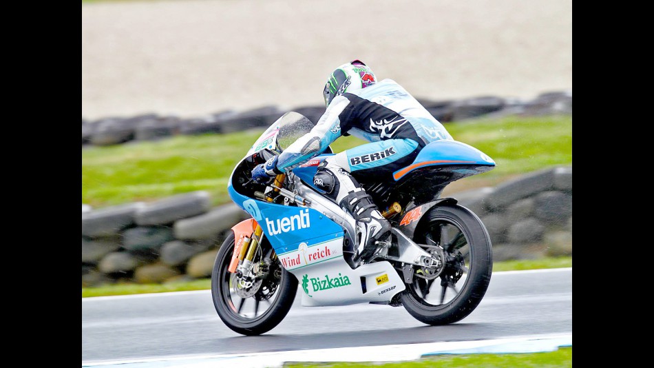 Pol Espargaró in action at Phillip Island