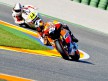 Dani Pedrosa in action in Valencia