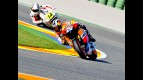 Dani Pedrosa in action in Valencia