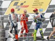 Lorenzo, Stoner and Rossi on the podium at Phillip Island
