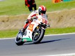 Marco Simoncelli in action at Phillip Island