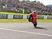 Casey Stoner pulls off a wheelie at Phillip Island