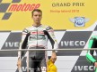Alex de Angelis on the podium at Phillip Island