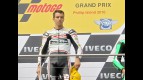Alex de Angelis on the podium at Phillip Island