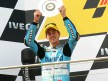 Espargaro on the podium at Phillip Island
