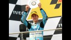 Espargaro on the podium at Phillip Island