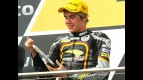 Redding on the podium at Phillip Island