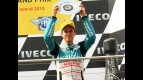 Terol on the podium at Phillip Island