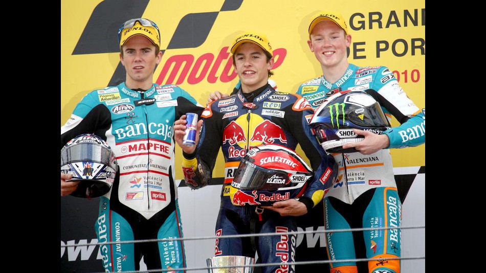 Terol, Marquez and Smith on the podium at Estoril