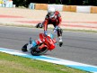 Danny Webb crashes during Warm Up at Estoril