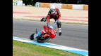 Danny Webb crashes during Warm Up at Estoril