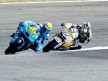Bautista riding ahead of Aoyama at Estoril