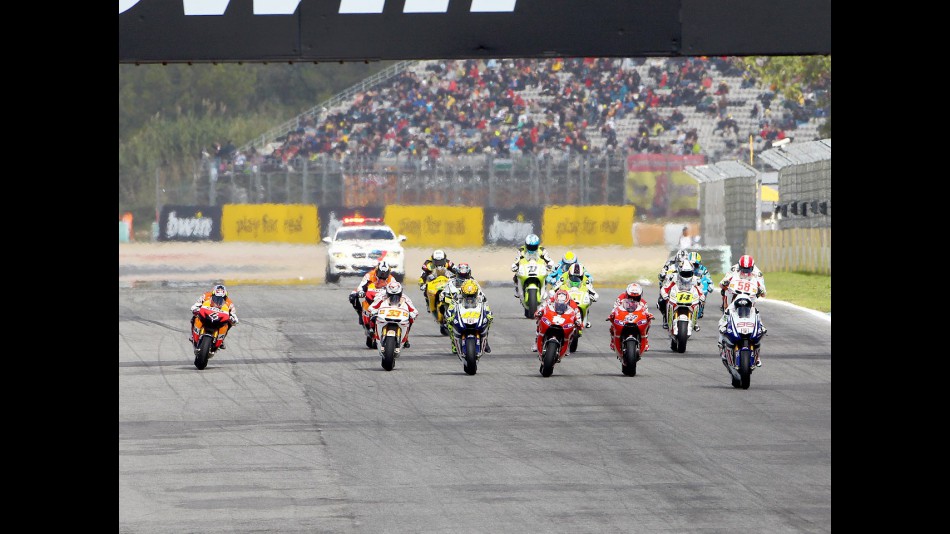 MotoGP group in action
