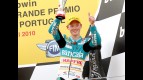 Bradley Smith on the podium at Estoril