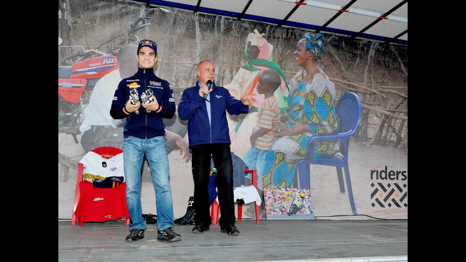 Dani pedrosa supporting Day of Champions in Valencia