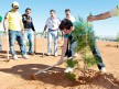 Nico Terol plants tree for the Repsol/MAS foundation
