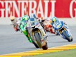 Moto2 group in action in Valencia