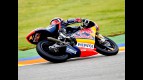 Marc Marquez in action in Valencia