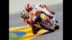 Dani Pedrosa in action in Valencia