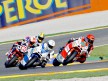 Moto2 group in action in Valencia