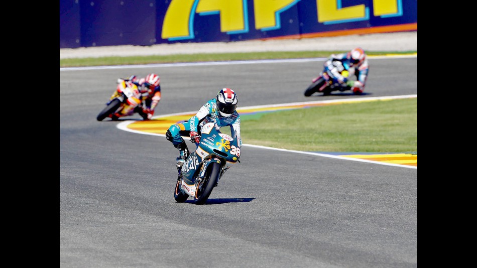 Bradley Smith in action in Valencia