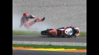 Valencia 2010 - Moto2 - Race - Action - Stefan Bradl - Crash
