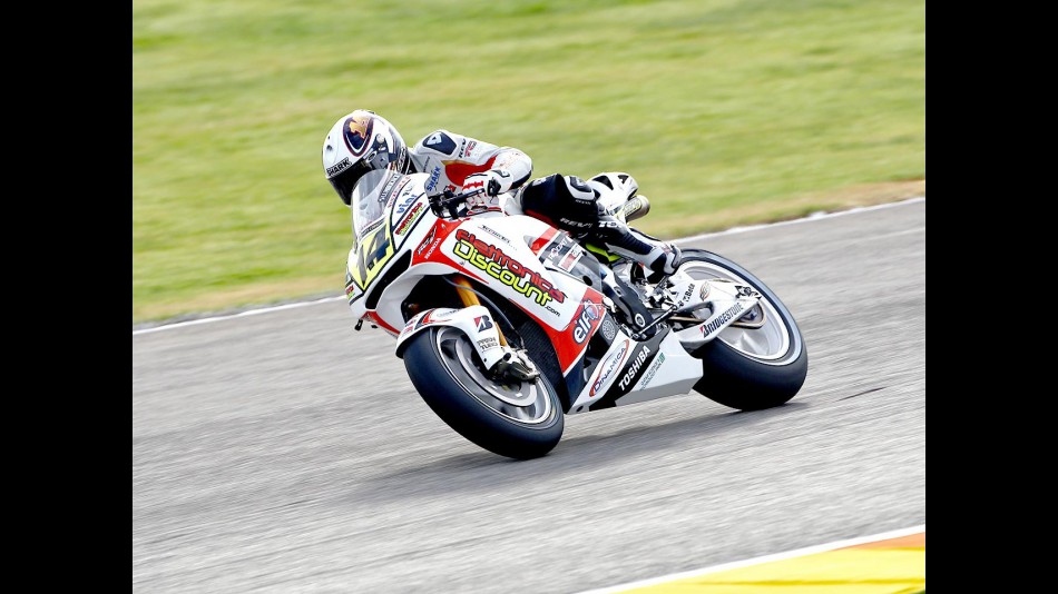 Randy de Puniet in action in Valencia