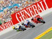 Stoner, Lorenzo and Rossi in action in Valencia
