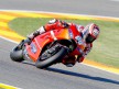 Nicky Hayden in action in Valencia