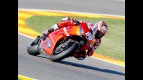 Nicky Hayden in action in Valencia