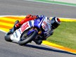Jorge Lorenzo in action in valencia