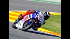Jorge Lorenzo in action in valencia