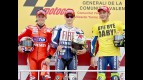 Stoner, Lorenzo and Rossi on the podium in Valencia