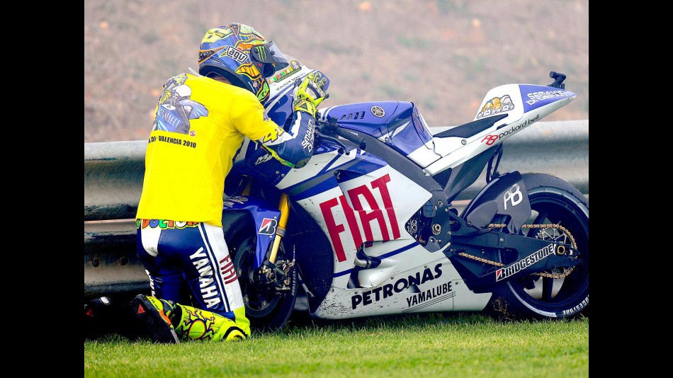 Rossi bids his M1 farewell
