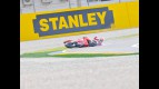 Hayden crashes during the race in Valencia