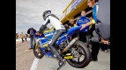 Bradley Smith leaving Tech 3 box in Valencia test