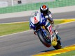 Jorge Lorenzo in action at Valencia test